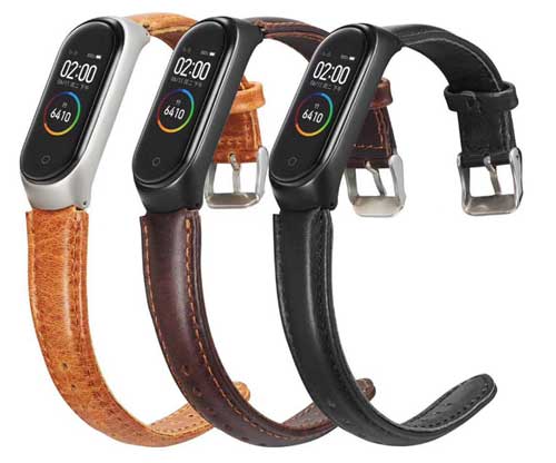 Xiaomi Mi Band 4 가죽 스트랩