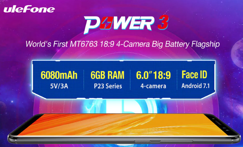 Ulefone Power 3 4G 패블릿 플래그십 스마트폰 판매