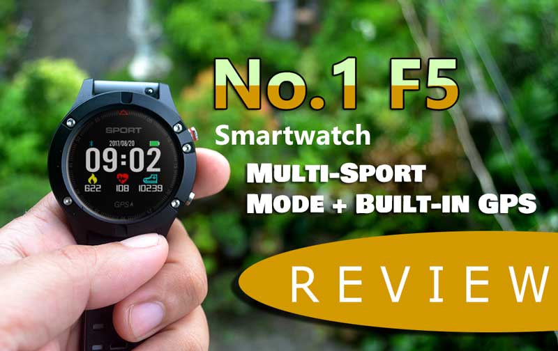 No.1 F5 Smartwatch 리뷰 – 멀티 스포츠 모드 + 내장 GPS