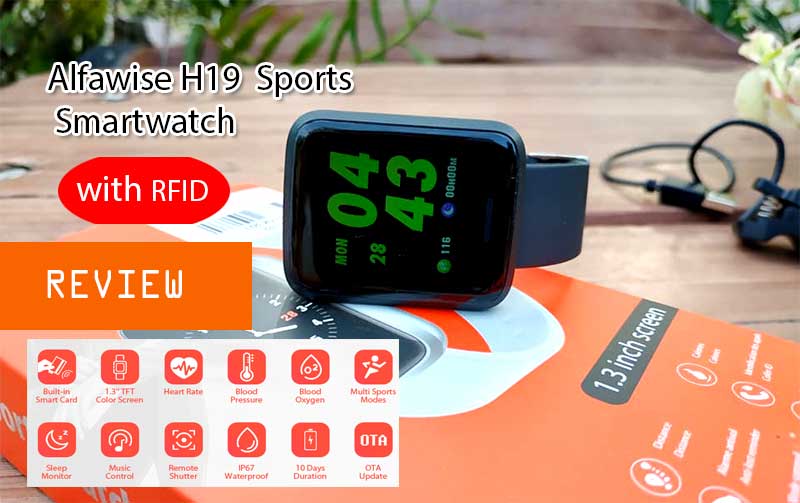 [리뷰] 알파와이즈 H19 RFID 스포츠 스마트워치