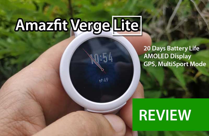 [리뷰] Amazfit Verge Lite – 피트니스 애호가를 위한 저예산 스마트워치