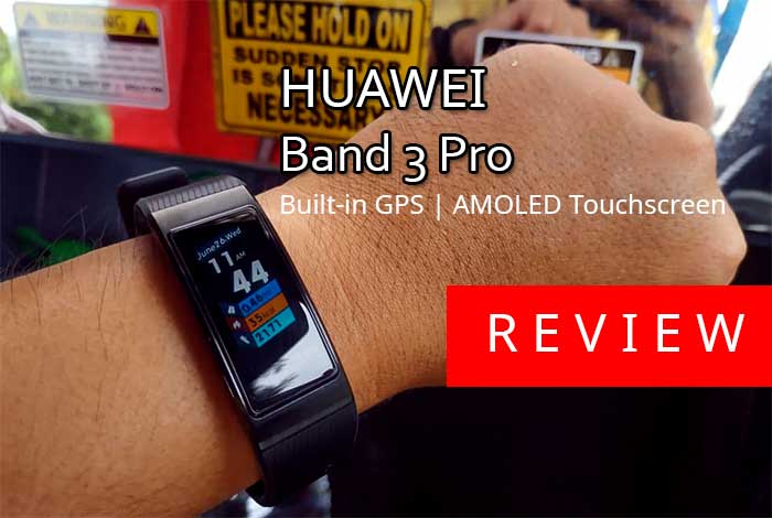 [리뷰] Huawei Band 3 Pro Smartband – MultiSport + GPS 피트니스 트래커