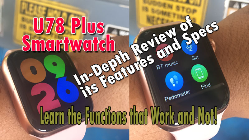 U78 Plus Smartwatch, 기능에 대한 심층 검토