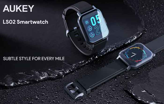 Aukey Smartwatch LS02 모델 – 패셔너블한 스포티 스마트워치