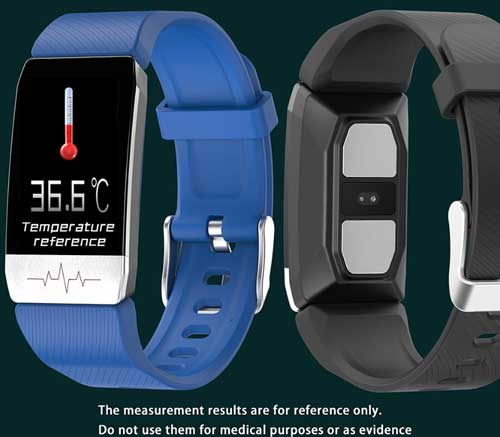 Bakeey T1 Smartband – 온도계 및 ECG 센서 기능