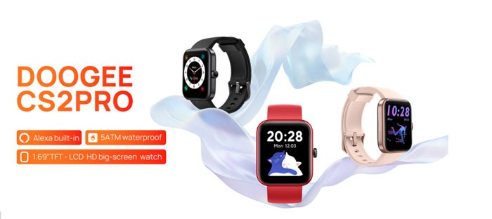 DooGee CS2 Pro SmartWatch – Alexa가 내장된 스마트워치