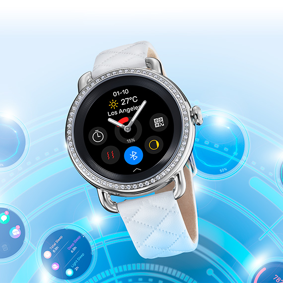 보석으로 장식된 Festina Smartwatch