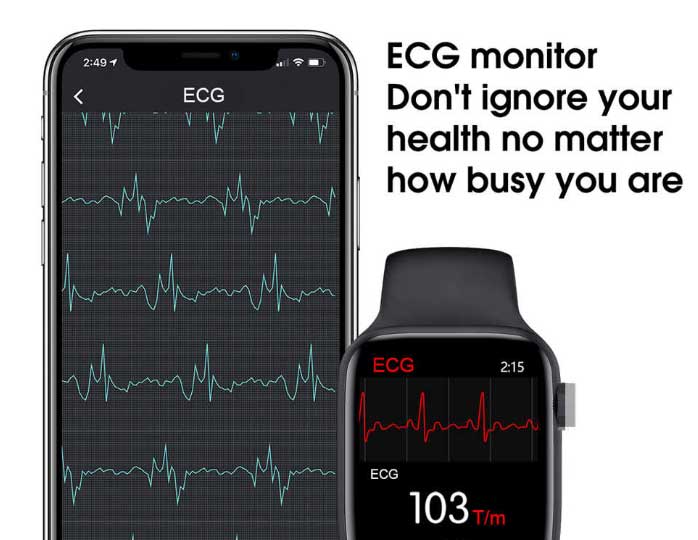 IWO-W46 스마트 워치용 ECG 모니터