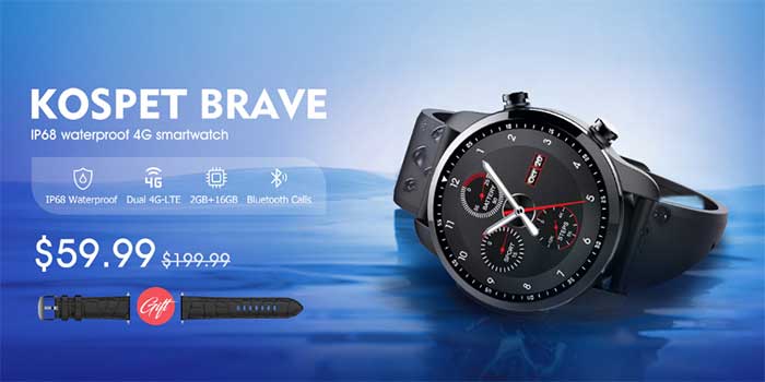 KOSPET BRAVE 스마트워치 봄 세일 Banggood.com