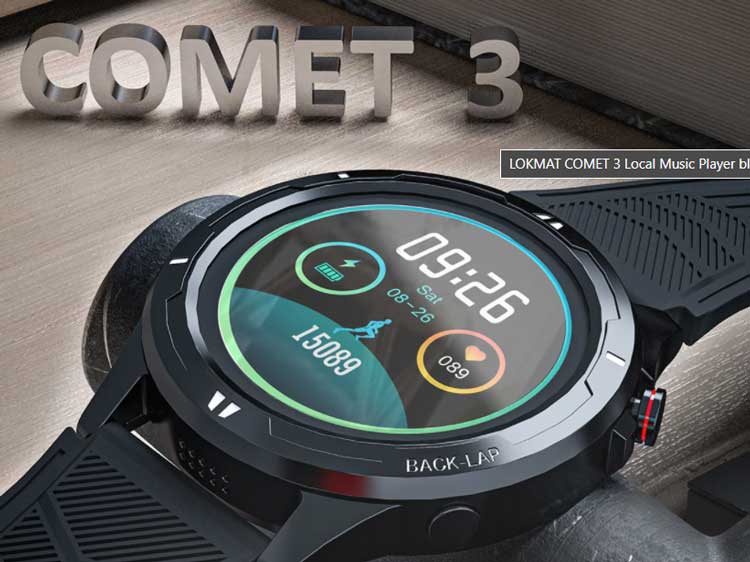 LOKMAT Comet 3 Smartwatch – 기능 검토, Bluetooth 통화, 음악 플레이어 포함