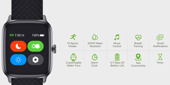 LetsFit-Smartwatch-EW1-모델