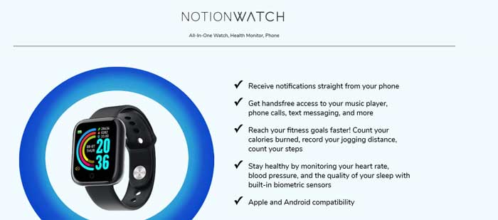 Notion Watch Smartwatch – 저렴하지만 좋은가요?