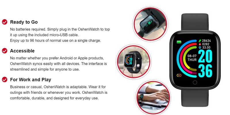 Oshenwatch-스마트 워치