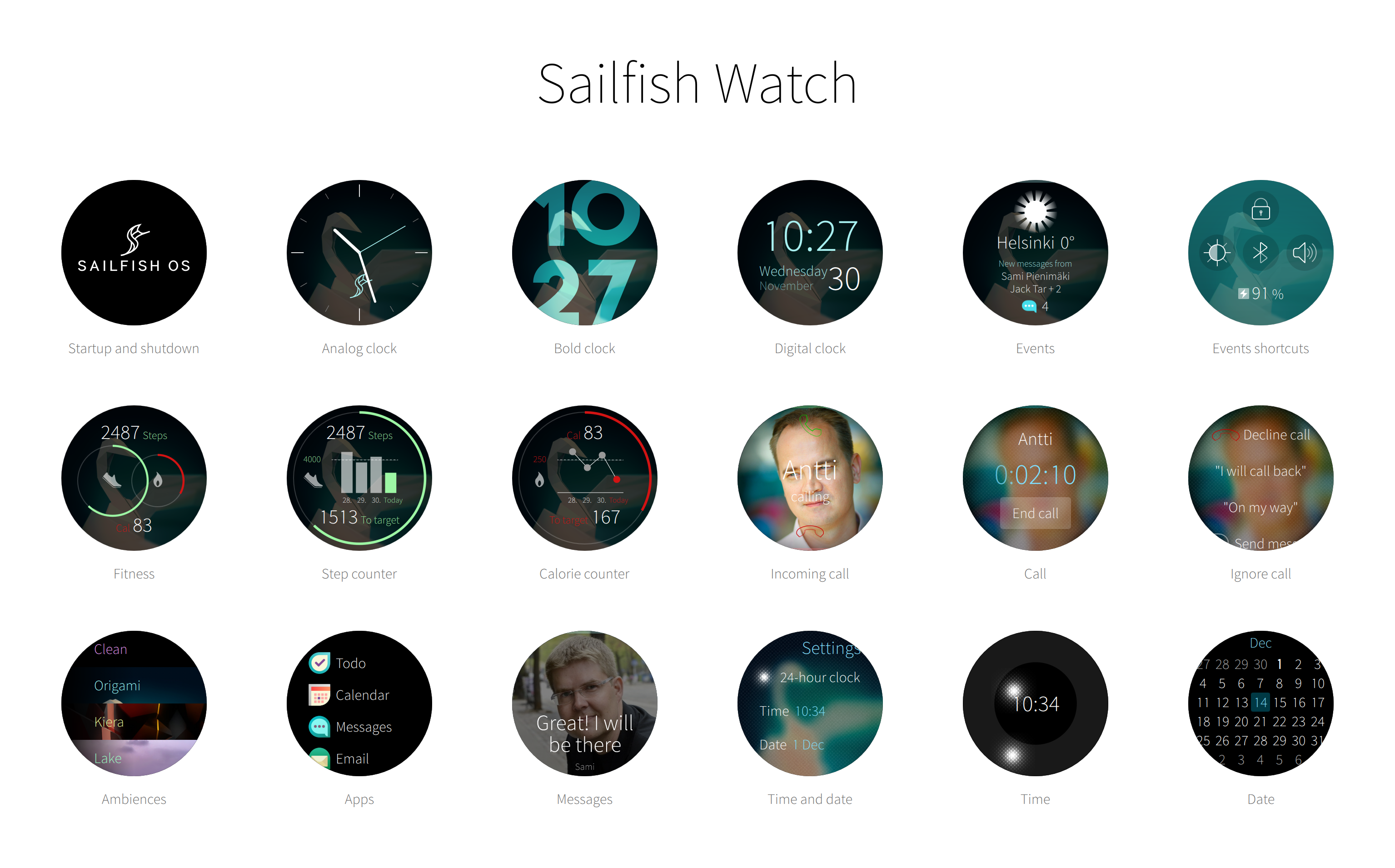 Sailfish Watch OS가 Android Smartwatch로 이식됨