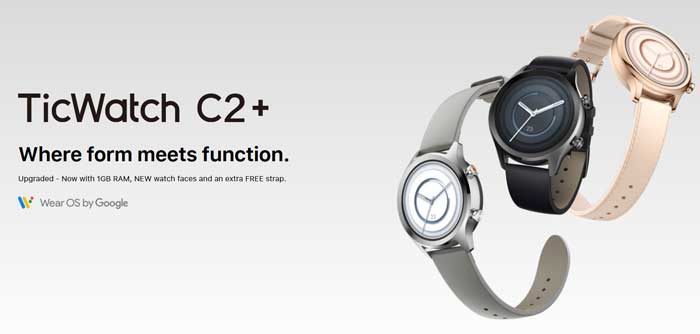 Ticwatch C2+ Smartwatch – 기능 검토