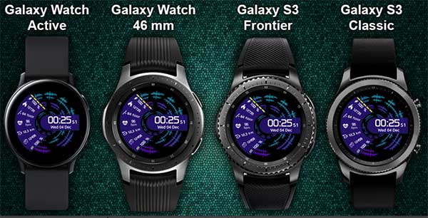 Galaxy Active를 위한 최고의 새로운 시계 모드-