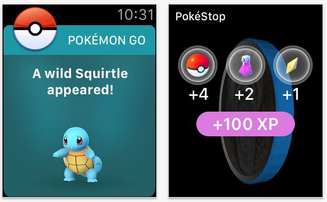 [다운로드] Apple Watch용 Pokemon Go 앱 – 기능 보기