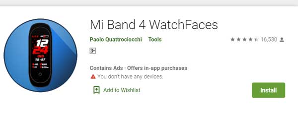 Paolo Quattrociocchi의 Mi Band 4 시계 모드