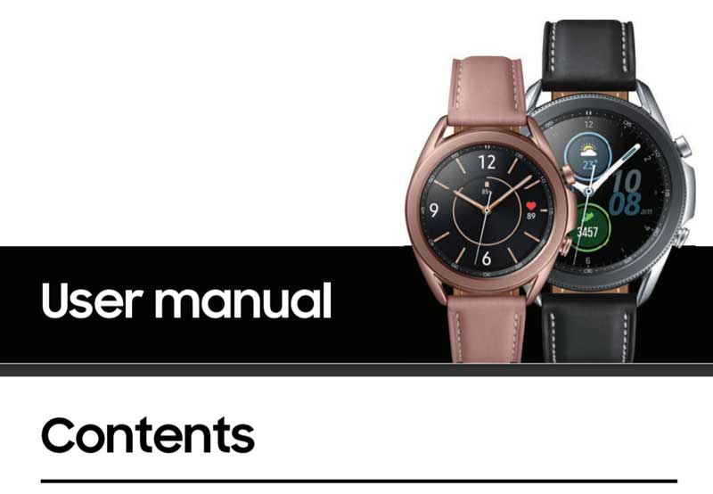 [PDF] Samsung Galaxy Watch 3 사용 설명서 – 다운로드