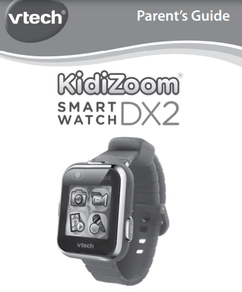 VTech KidiZoom DX2 스마트워치 사용자 매뉴얼