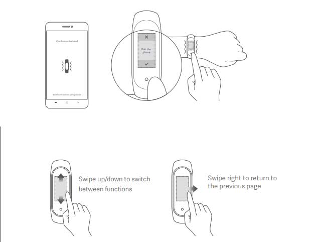 Xiaomi Mi Band 4 사용 설명서