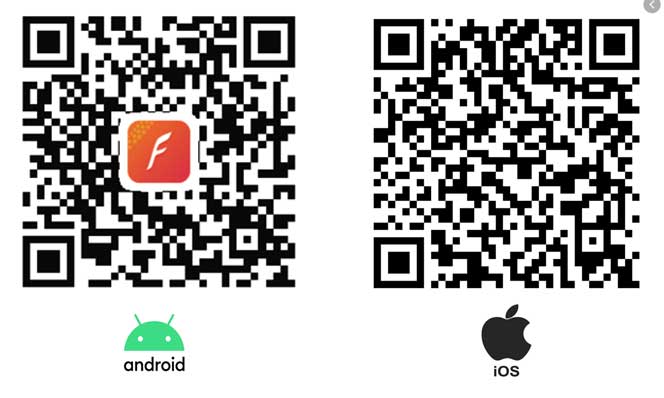 iOS 및 Android용 QR 코드, VerfyFit Pro 앱