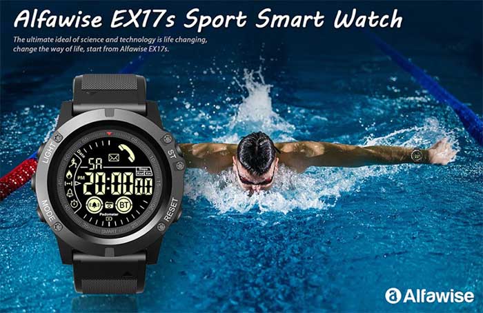 Alfawise EX17S 스포츠 스마트워치 – 쿠폰 코드