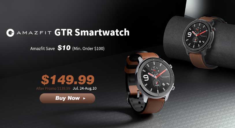 Amazfit GTR 글로벌 출시 세일!