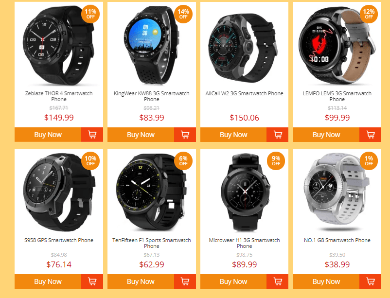 Gearbest Mid-Year Deal 2018에서 최고의 스마트워치 및 스마트폰!!