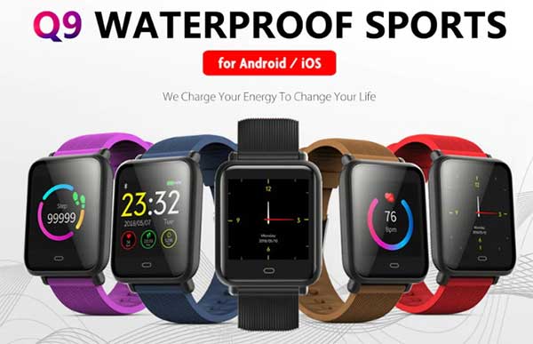 Q9 방수 스포츠 Smartwatch – 쿠폰 코드
