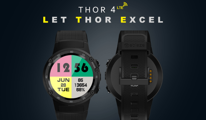 Zeblaze THOR 4가 출시되었습니다! – 4G LTE 스마트워치